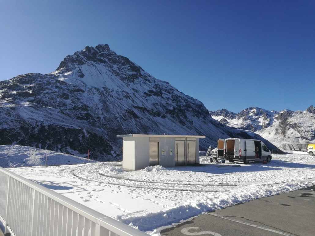 dav bagni pubblici autopulenti in alta montagna