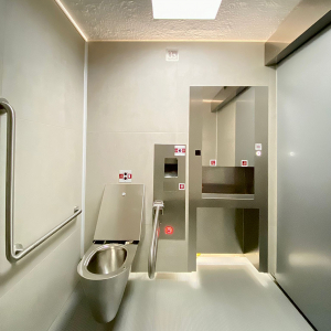 interiors self cleaning toilets