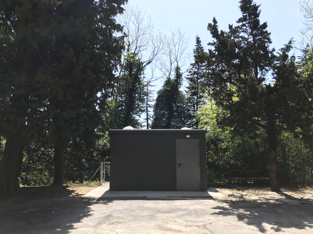 blocco prefabbricato toilette pubblica Bagni ecologici