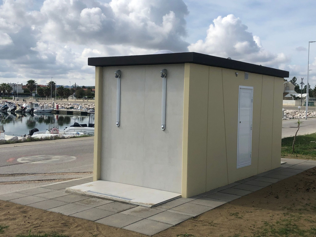 allegro 2H con pareti doccia_4 bagno prefabbricato con docce