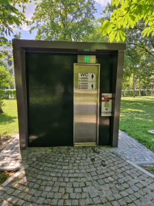 Bagno prefabbricato autopulente