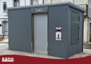 Bagni pubblici autopulenti a Alchochete